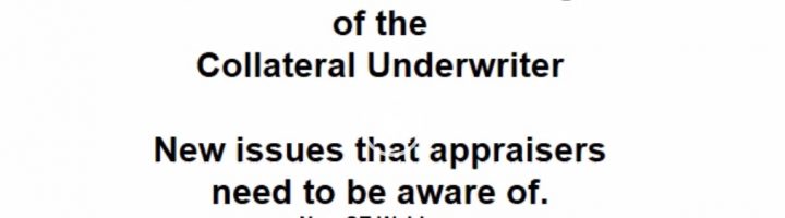 A Better Understanding of the Collateral Underwriter (CU)