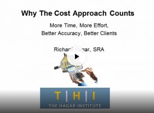 Why the Cost Approach Counts